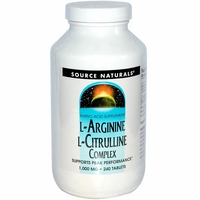 L-Arginine / L-Citrulline Complex 1000mg 240 tablet ×6本
